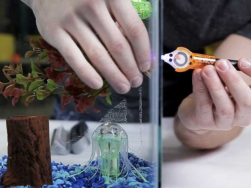 Bondic fish tank fix