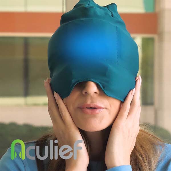 Aculief acupressure relief hat