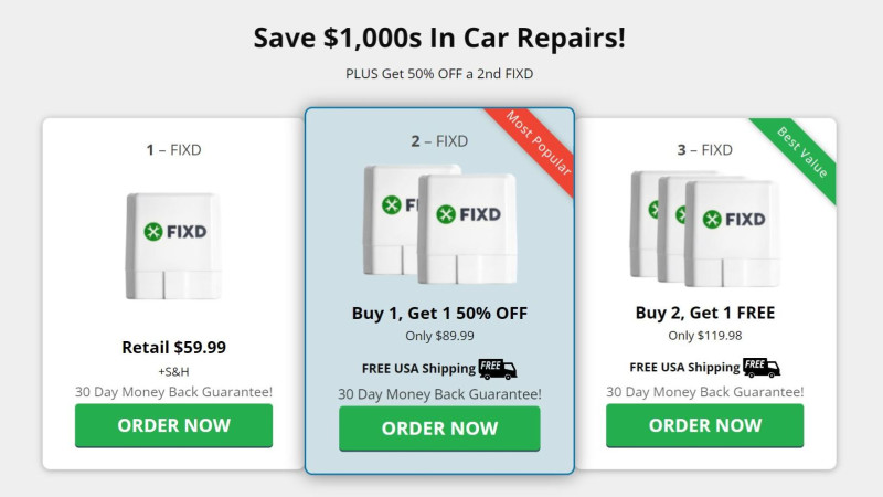 fixd sensor price