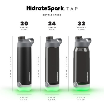 hidratespark tap sizes