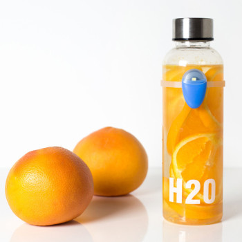 ulla on bottle with flavored water