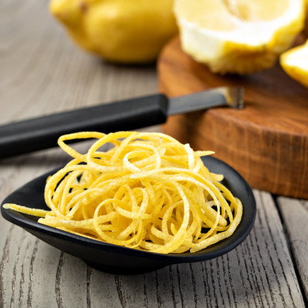 Lemon peal in shoes