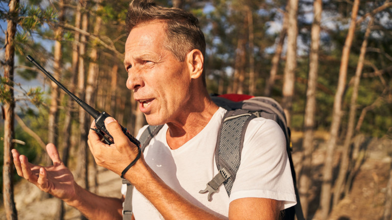 two way radio hiking
