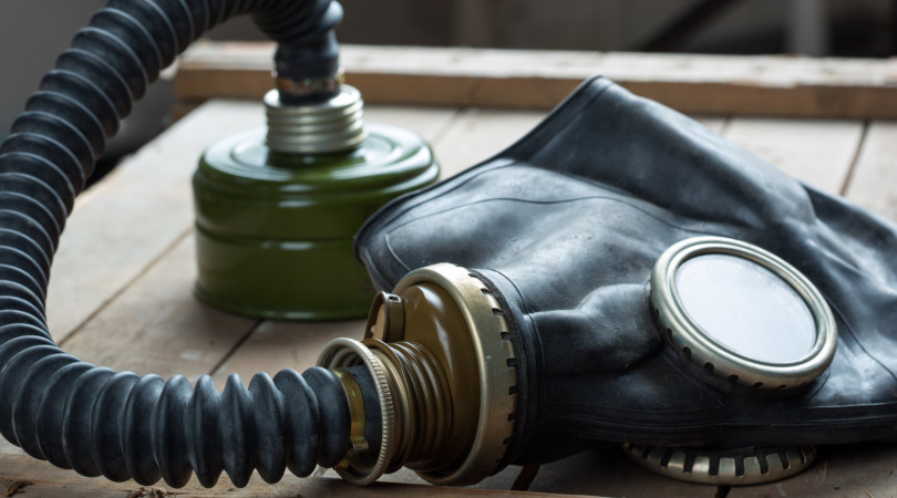 Surplus gas mask
