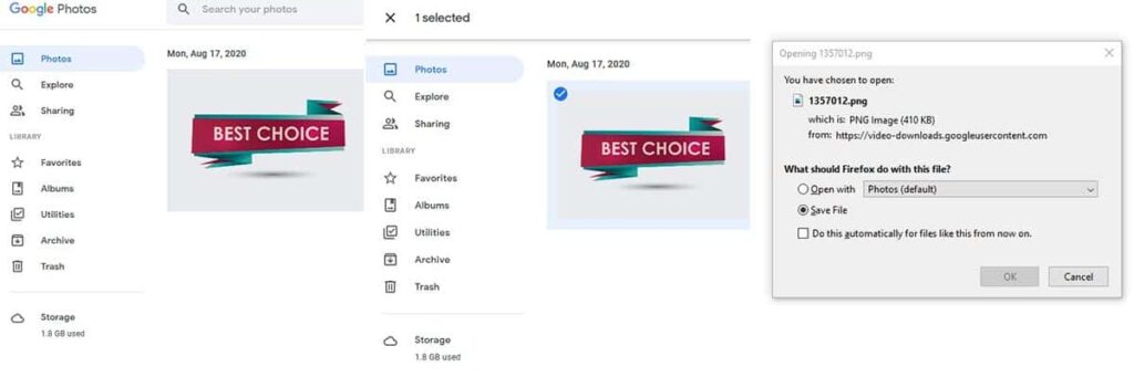 Transferring Your Photos from Google