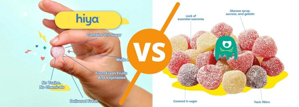 Hiya vs Others vitamins