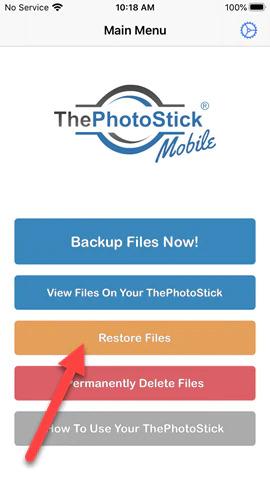 thephotostick restore option