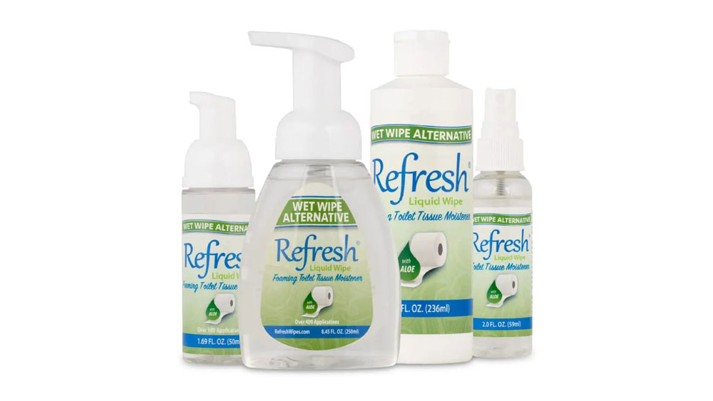 refresh liquid wipe