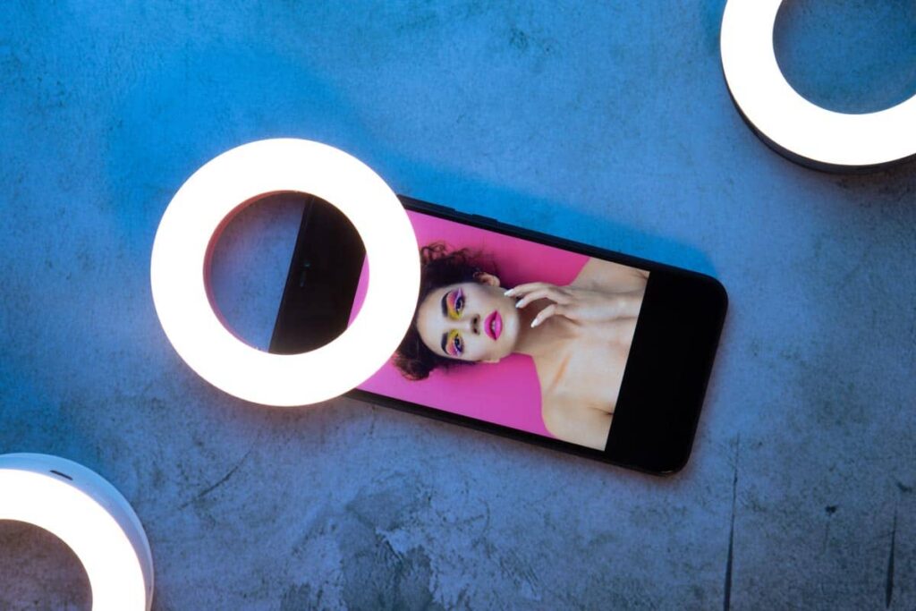 Portable Ring Light and Selfies