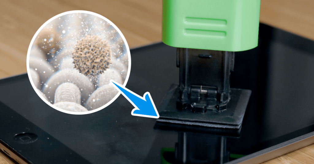 ScreenKlean reduce bacteria