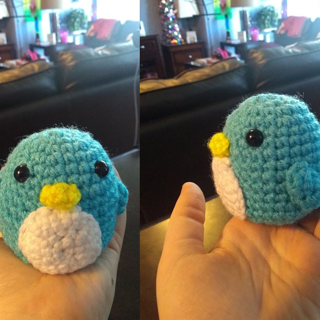 finished woobles penguin