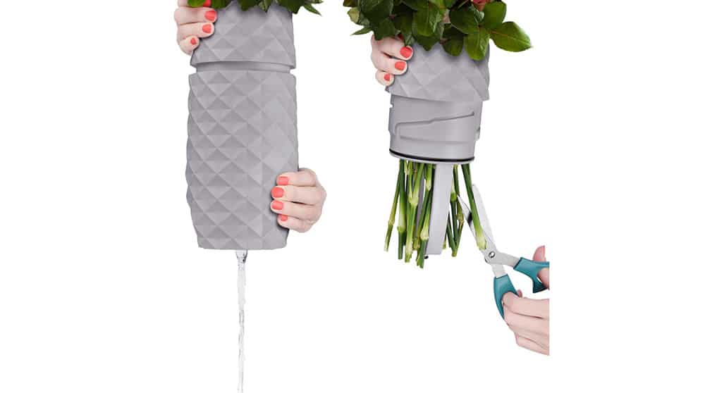 Amaranth Vase That Drains Water With Just a Twist