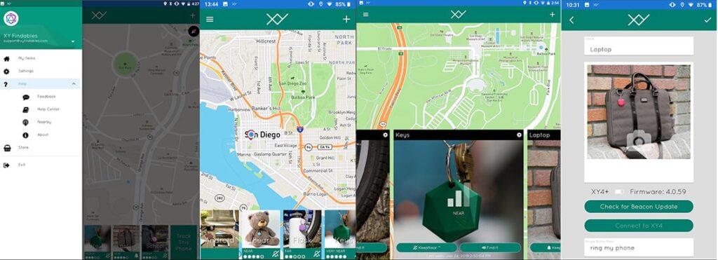 Bluetooth finder and tracking memory