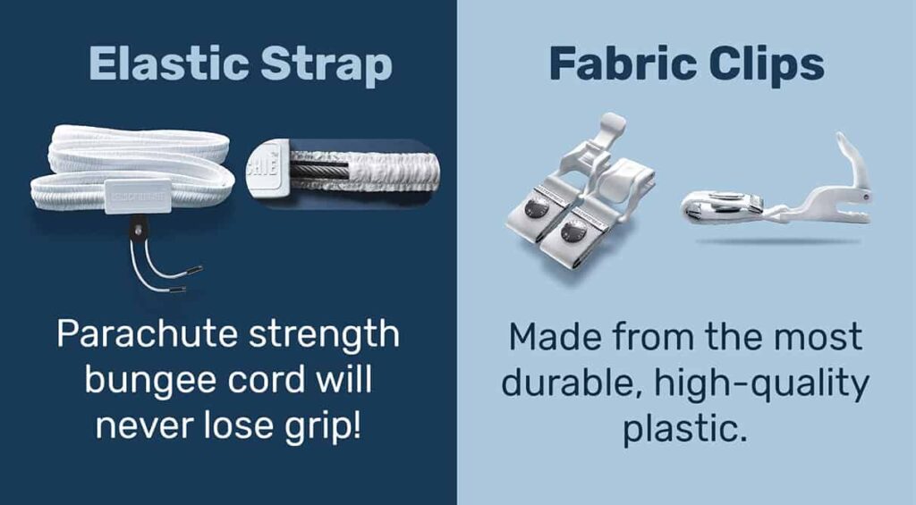 Bed Scrunchie Fabric Clips