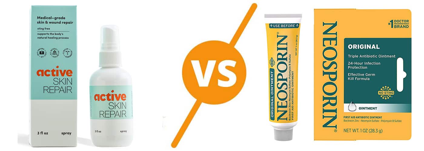 Active Skin Repair vs Neosporin
