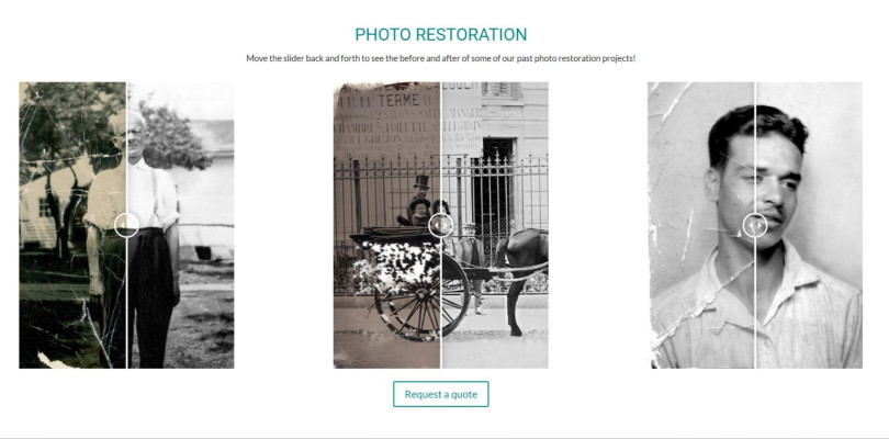 charter oak photo restoration