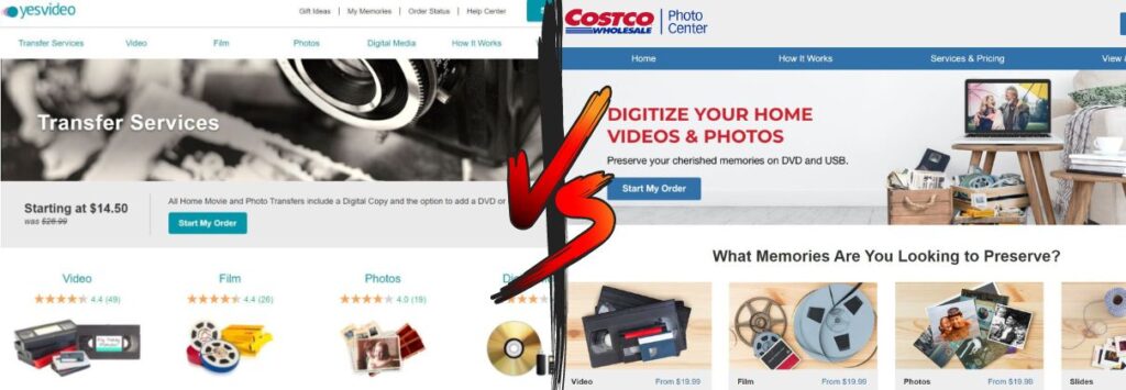 what is yesvideo and costcodvd