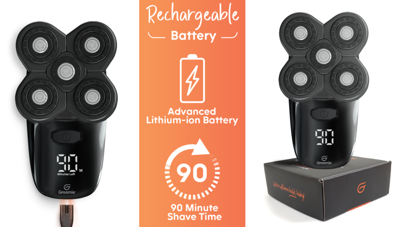groomie shaver battery strength
