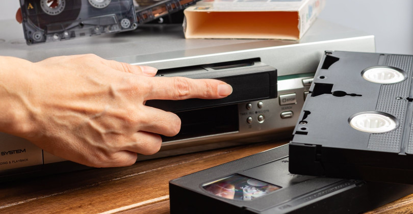 vhs vcr player
