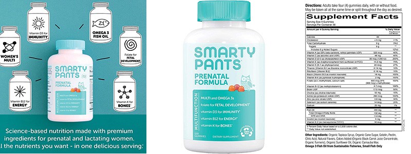 SmartyPants Vitamins Prenatal