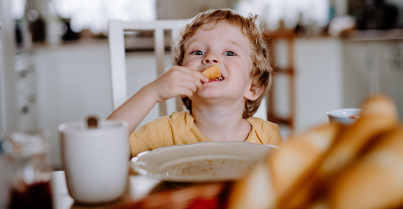 child eating