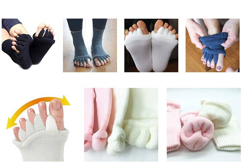Homrap Toe Separator Socks use