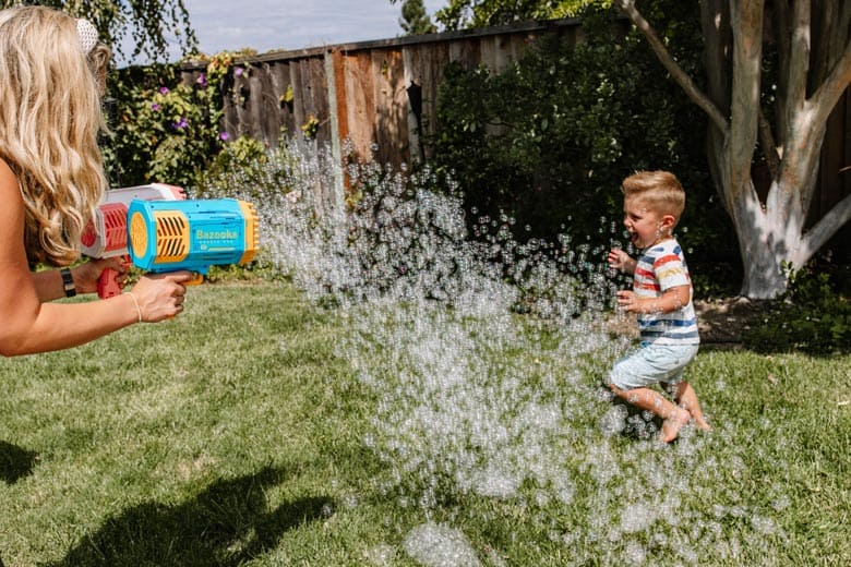 Max-Bazooka Bubble Gun it is safe
