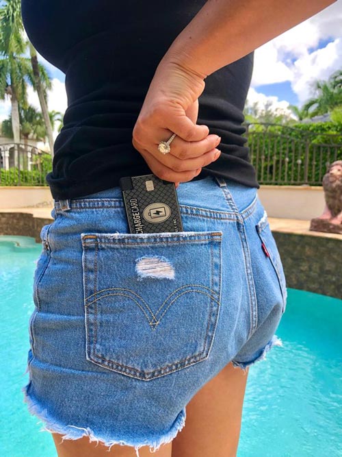chargecard fits in a pocket