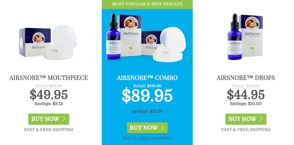 airsnore price