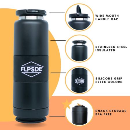FLPSDE water bottle features