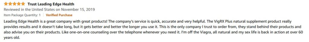 Vigrx plus leading edge