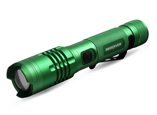 observer tools fl1000 flashlight green