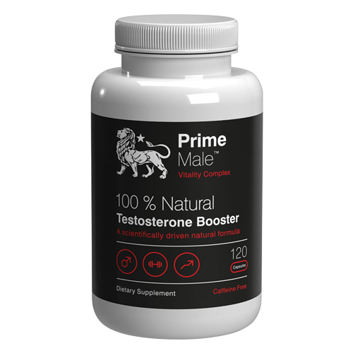 prime male bottle transparent without shadow