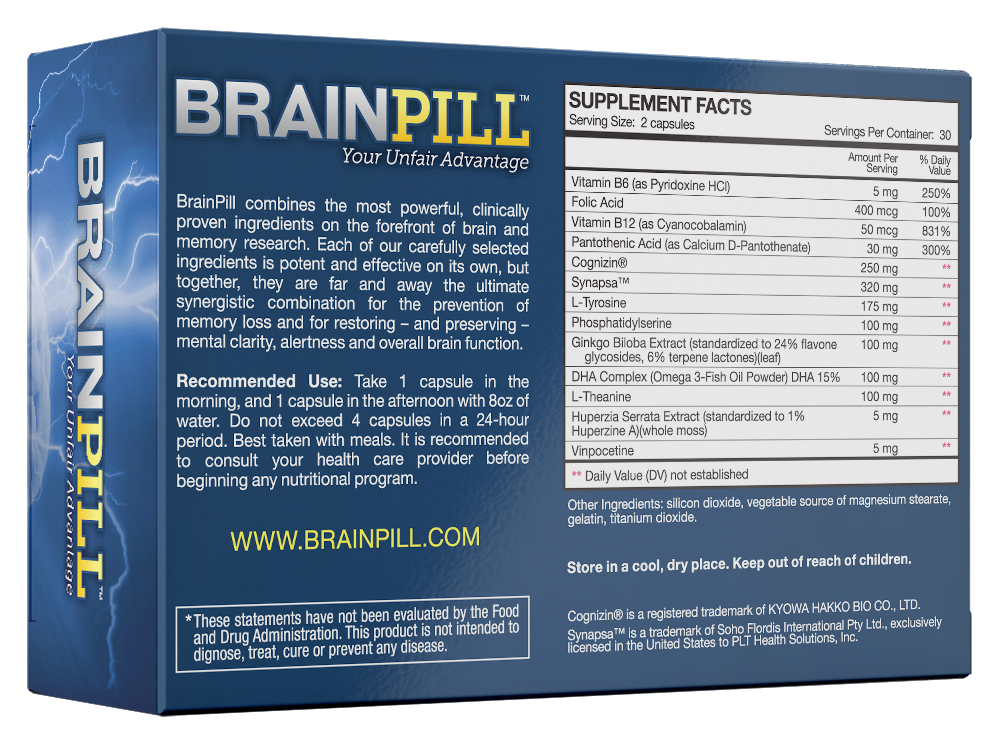 Brain Pill Ingredients