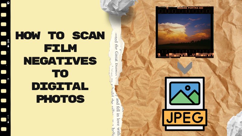 how to scan negatives