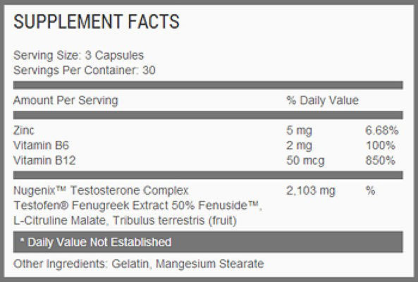 supplement facts