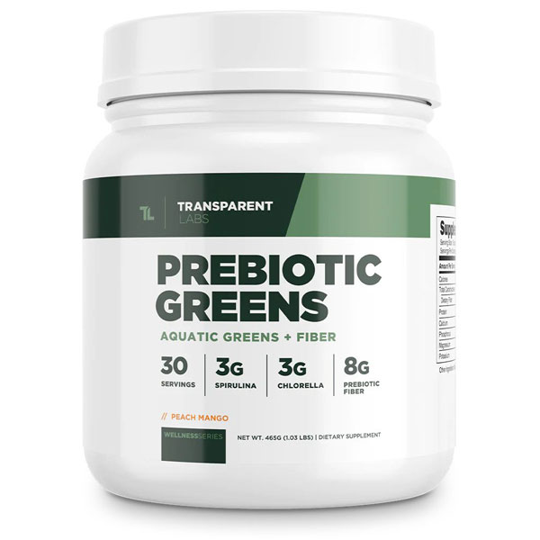 transparent labs prebiotic greens