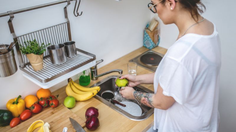 Wash Fruits and Vegetables