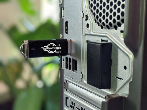 use photo stick omni computer