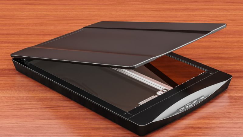 flatbed scanner for slides