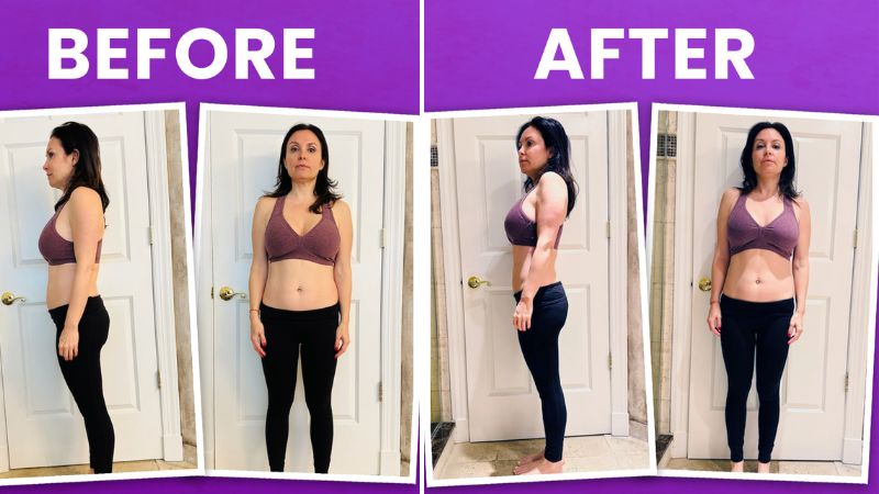 belly orb before and after