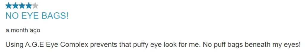 a.g.e. eye complex review 3