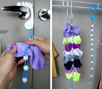 sockdock storage in closet