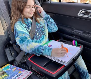 stupid car tray girl