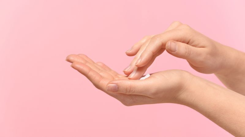 test the skin product before the use
