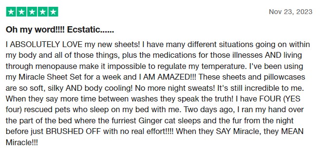 Miracle sheets reviews