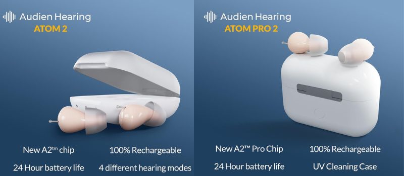 audien atom 2 and atom pro 2 features