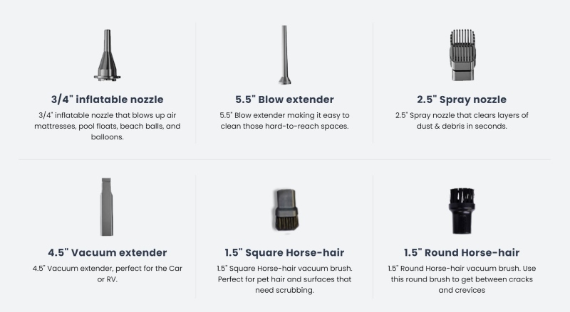 ez vac pro accessories