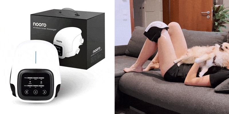 nooro knee massager in action