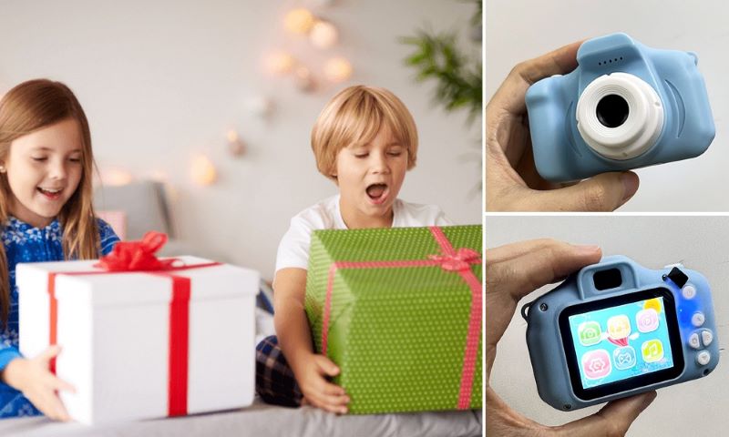 keilini kids camera as gift